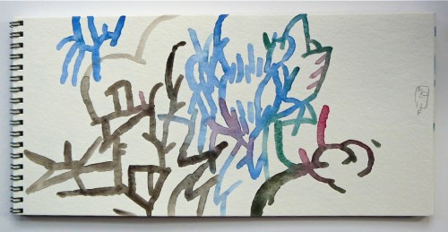 Something breaks through