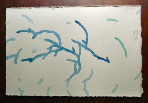 A person in a strong wind