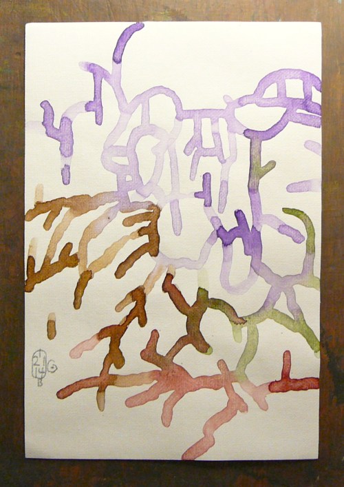 On a rocky ground an airy city stands