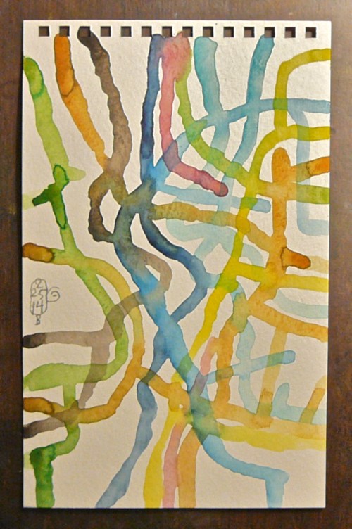 Riverside roads wind