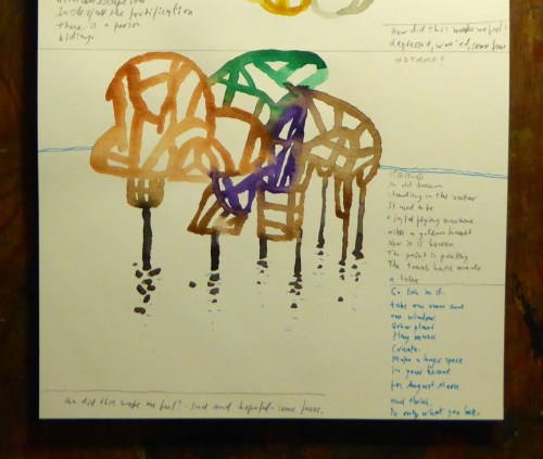 Then tears have made a lake