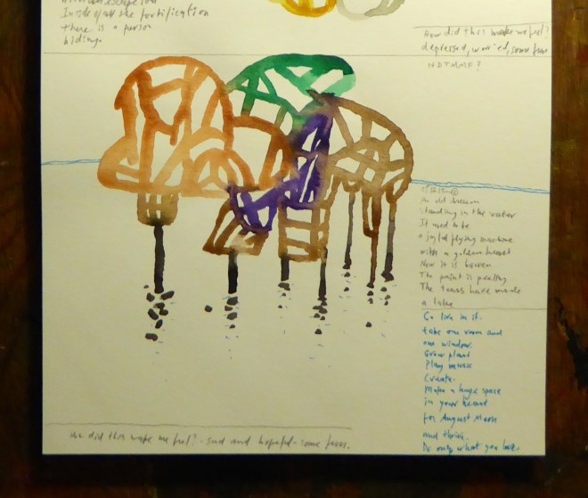 Then tears have made a lake