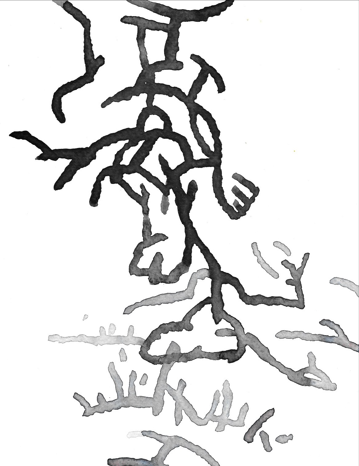 A man turning his head to me